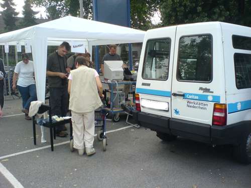 Planwagen Planwagenfahrten Caritas Werkstätten Niederrhein